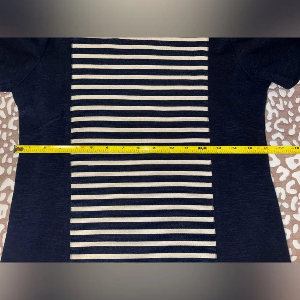 J. Crew striped front dress